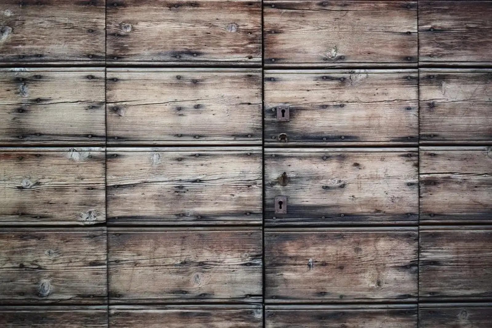 Open wooden drawer of a small cabinet